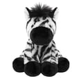 thumbnail image 1 of Adorable Sitting Zebra Plush, Black and White Striped Stuffed Animal, Soft Huggable Design for Home Decor and Collecting, 9.06-Inch Tall Decorative Cuddle Companion, 1 of 5