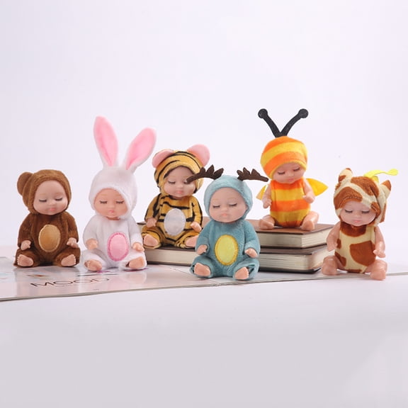 Adorable Sleeping Doll, Lifelike Simulation Design, Soft Plush Companion for Everyday Gifting Use