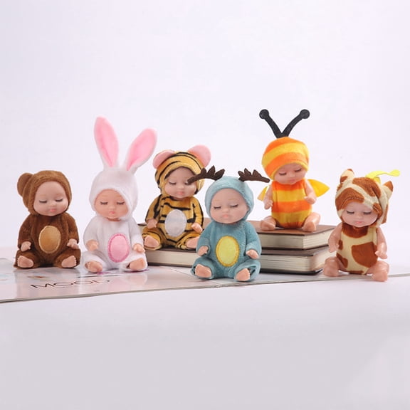 Adorable Sleeping Doll, Lifelike Simulation Design, Soft Plush Companion for Everyday Gifting Use