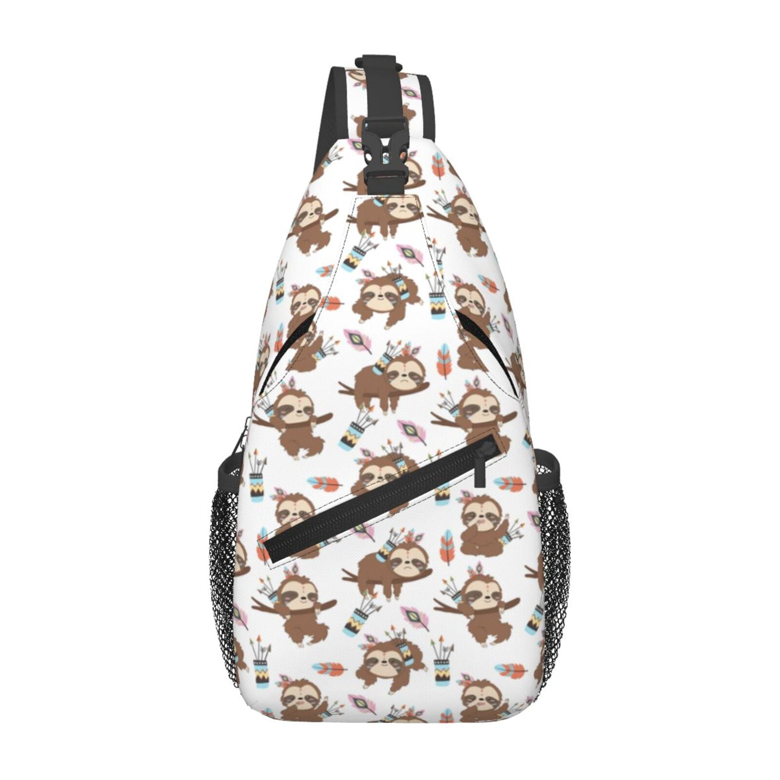 Jesus Cross Sling Bag - Christian Bible Crossbody Chest Bag, Casual Daypack With Multiple Pockets
