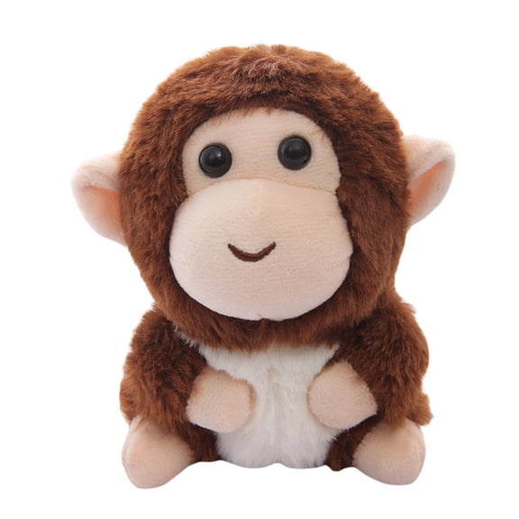 Adorable Soft Monkey Toy Cuddly Stuffed Animal For Kids Crafting And Removable Features