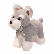 Adorable Soft Stuffed Schnauzer Toy - Stuffed Animal Plush Dog  Cute Appearance Ideal for Home Decor