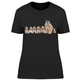 thumbnail image 1 of Adorable Spaniel With Her Pups T-Shirt Women -Image by Shutterstock, Female Small, 1 of 2
