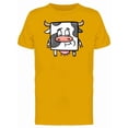 thumbnail image 1 of Adorable Square Cow Cartoon Tee Men's -Image by Shutterstock, 1 of 1