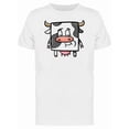 thumbnail image 1 of Adorable Square Cow Cartoon Tee Men's -Image by Shutterstock, 1 of 1