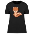 thumbnail image 1 of Adorable Squirrel Doodle Cartoon T-Shirt Women -Image by Shutterstock, Female Large, 1 of 2