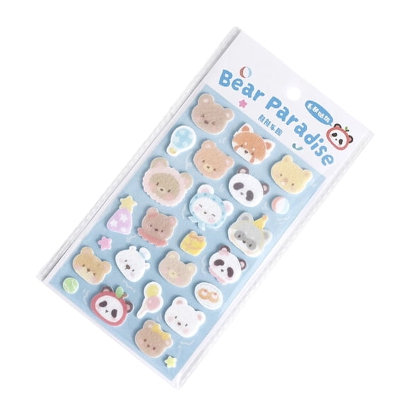 Soft Felt Stickers for Raised Designs for Decorating Phone Cases, Notebooks and Headphones