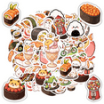 thumbnail image 1 of Adorable Stickers Food Stationery Stickers Cute Graffiti Decals for Laptops Notebooks Suitcases, 1 of 9