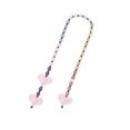 thumbnail image 1 of Adorable Striped Heart Charm Keychain Elegant Heart Striped Key Holder Accessory For Trendy Individuals, 1 of 8