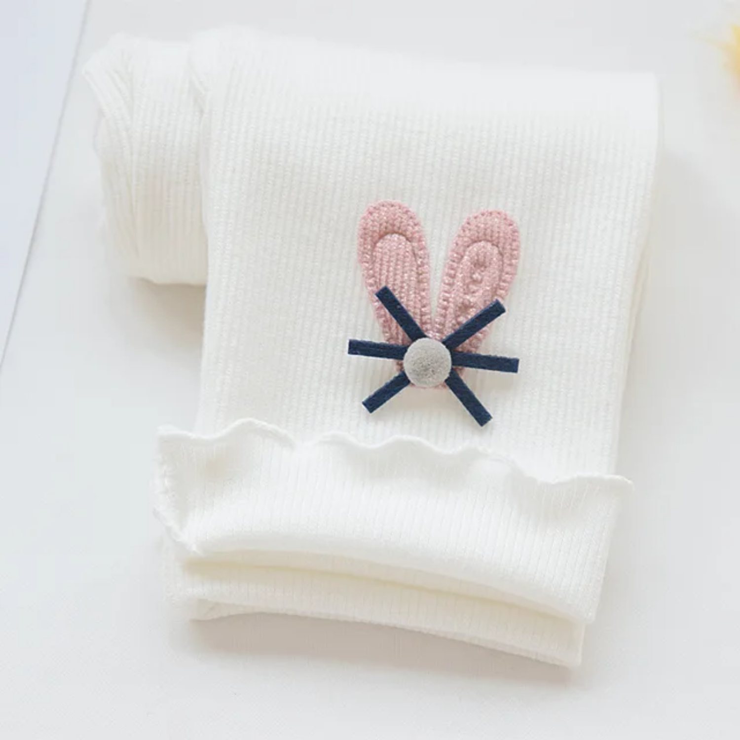 Adorable and Stylish Cotton Elastic Waist Leggings for Cute Girls