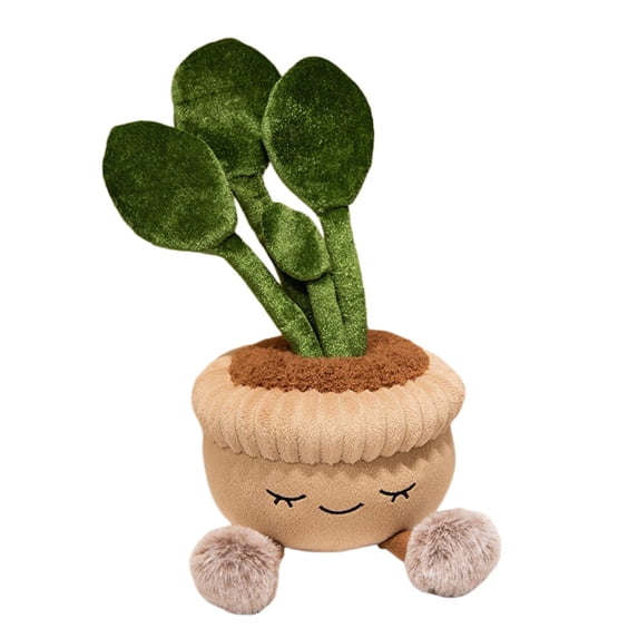 Adorable Succulent Plush Toy Potted Plants, Soft and Huggable Stuffed Dolls, Ideal Room Decor for Your Home, Thoughtful Birthday Gifts for Children Boys and Girls