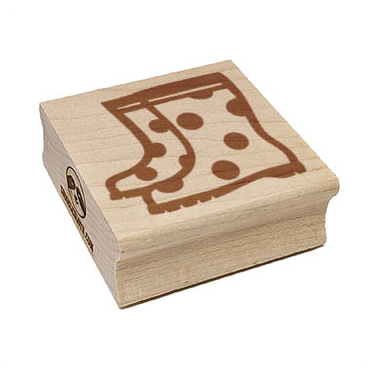 Sniggle Sloth Hawaii Sunset Rubber Stamp - 1.75in Square Palm Tree Design For Crafting - View #9
