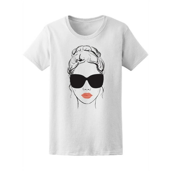 Adorable Sunglasses Young Girl T-Shirt Women -Image by Shutterstock, Female Medium