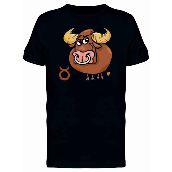 Adorable Taurus Zodiac Cartoon Tee Men's -Image by Shutterstock