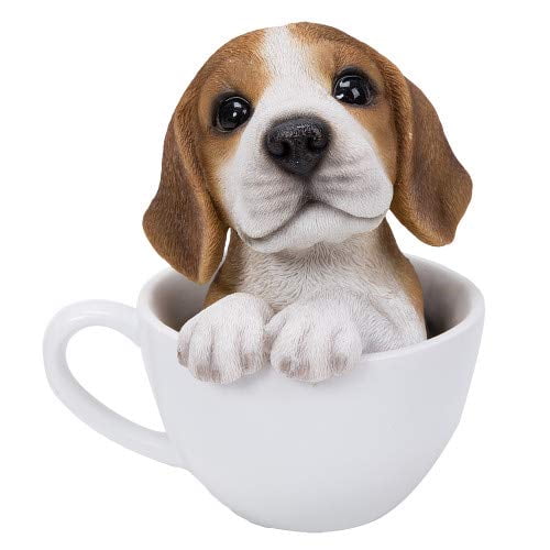 Adorable Teacup Pet Pals Puppy Collectible Figurine 5.75 Inches (Beagle)
