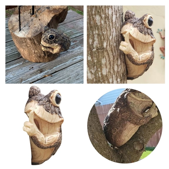 Adorable Tree Peeker Sculpture Sloth Hugger Garden Statue Outdoor Yard Decoration Tree Hugger Art