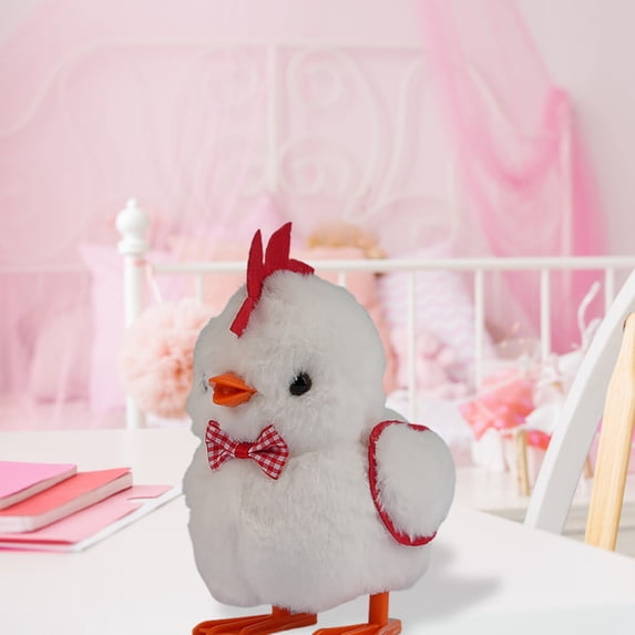 Adorable Walking Chicken Toy Interactive Stuffed Animal That Moves Its Feet While Walking Cute Musical Hen Doll Brings Laughter to Kids Toddlers
