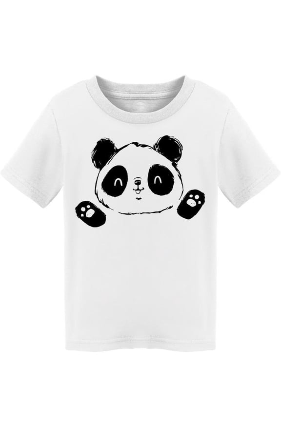 Adorable Waving Panda Paws T-Shirt Toddler -Image by Shutterstock,  3 Toddler