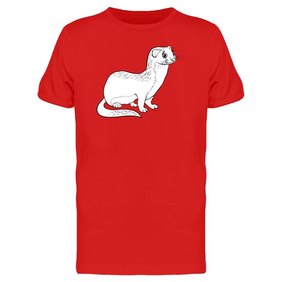 Adorable Weasel Cartoon Tee Men's -Image by Shutterstock