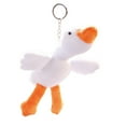 thumbnail image 1 of Adorable White GoosePlush Hanging Toy - Super Soft Stuffed Animal Keychain, Cute Backpack Charm & Bag Decor, Fluffy Friend Gift for Kids & Adults as Souvenir or Desk Decoration, 1 of 9