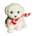 thumbnail image 1 of Adorable White Poodle Dog Figurine – Realistic Resin Puppy Statue, Cute Animal Decor Ornament for Home, Office, Desk, Shelf, Gift for Dog Lovers, Collectible Pet Sculpture with Scarf Accessory, 1 of 4