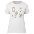 thumbnail image 1 of Adorable White Spring Rabbits T-Shirt Women -Image by Shutterstock, Female XX-Large, 1 of 4