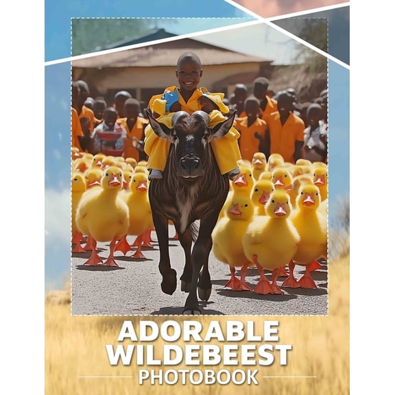 Adorable Wildebeest Photo Book: Explore 40 Charming Images Of Wild Antelope Species For Animal Lovers And Enthusiasts, (Paperback)