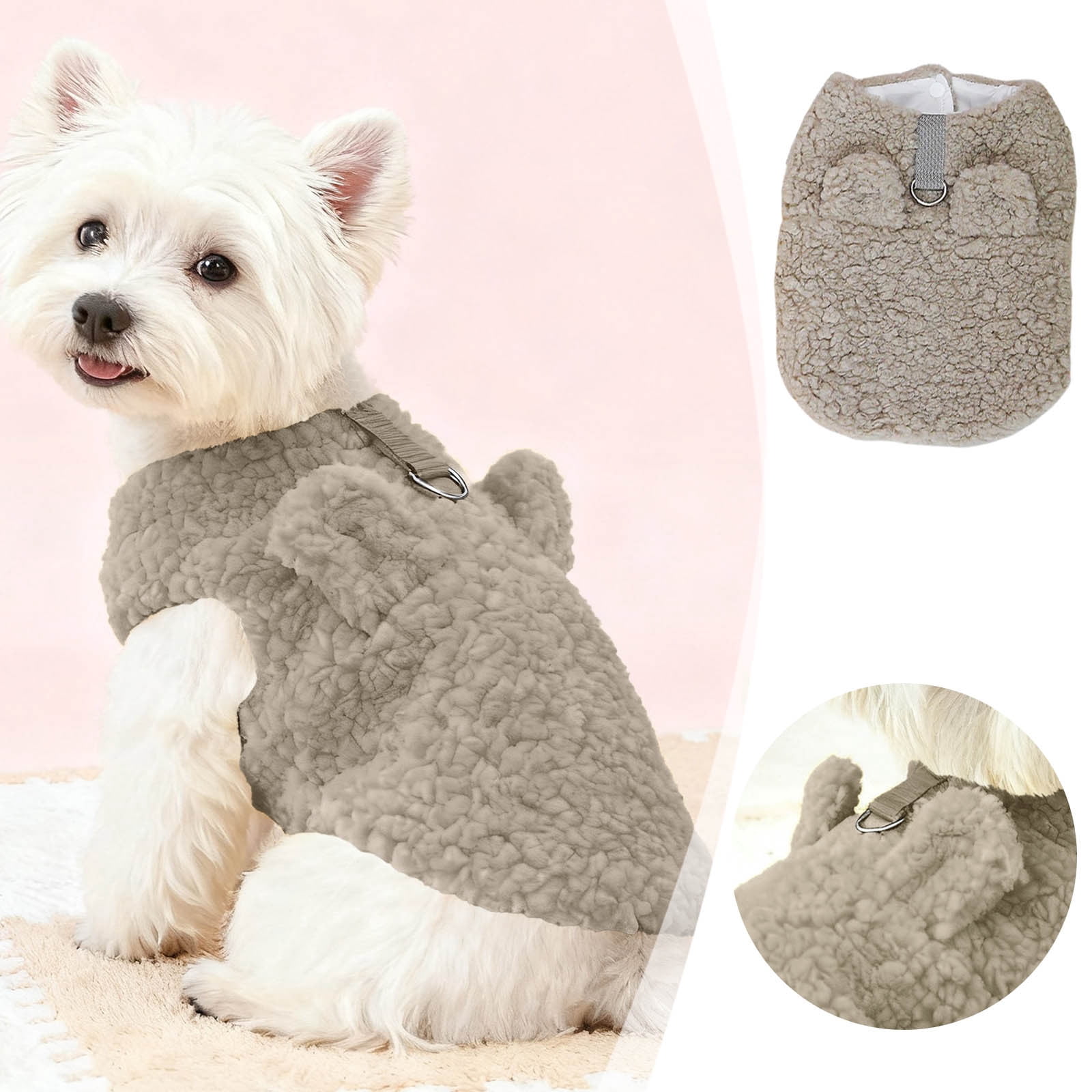 Curated visual reference: Adorable Winter Sweater Vest Jacket For Small Dog Breeds With Photo Inspiration