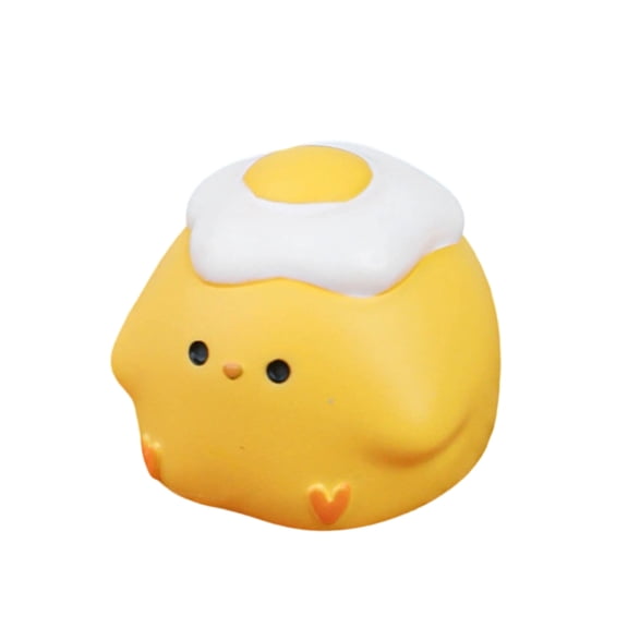 Adorable Yellow Chicken Keycap With Sunny Side Up Eggs Top Creative Resin Keycaps For Customizing Keyboard