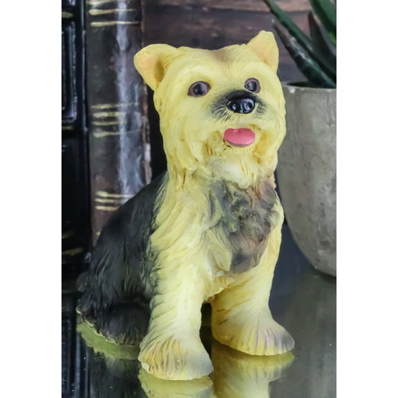 Adorable Yorkie Puppy Dog Pet Pal Dollhouse Mini Figurine Yorkshire Terrier