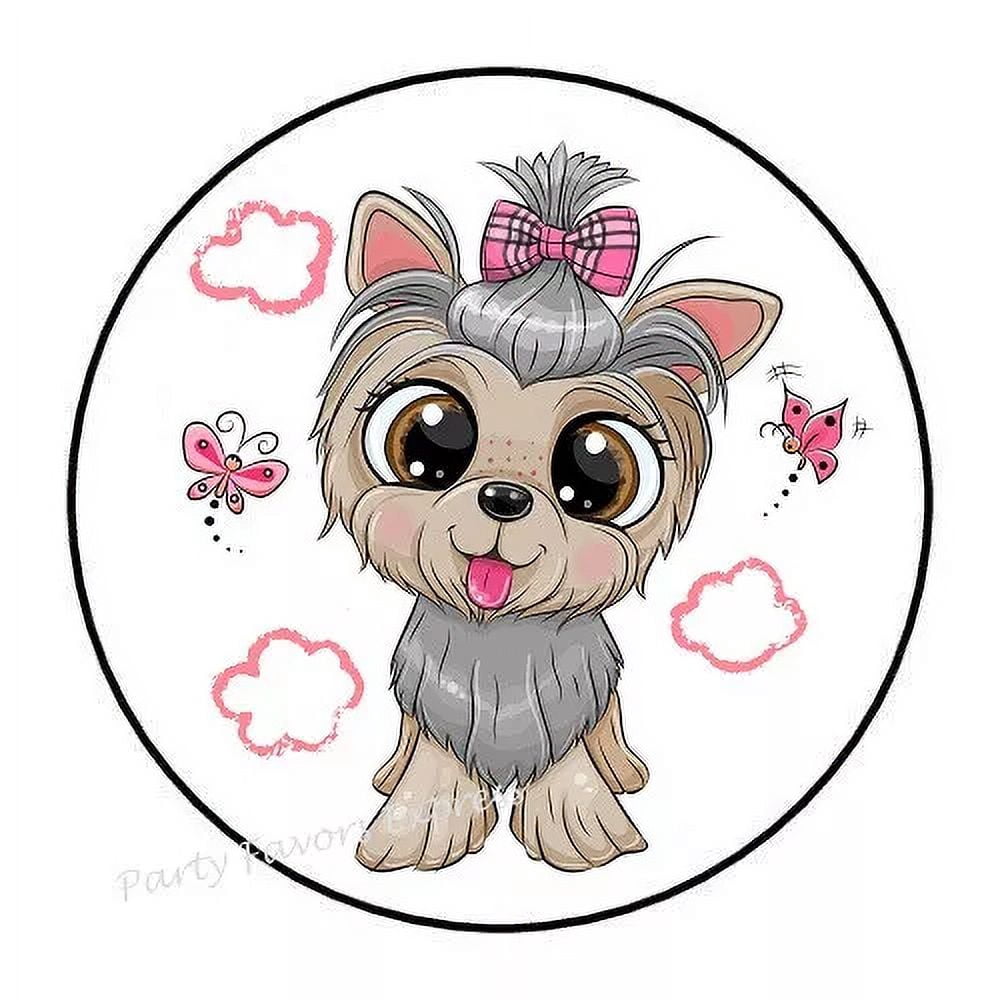 100pcs Tropical Beach Circle Decals – 1.5 Inch Round Stickers For Water Bottles, Goodie Bags, Envelopes, Party Favors, Wedding & Holiday Decor