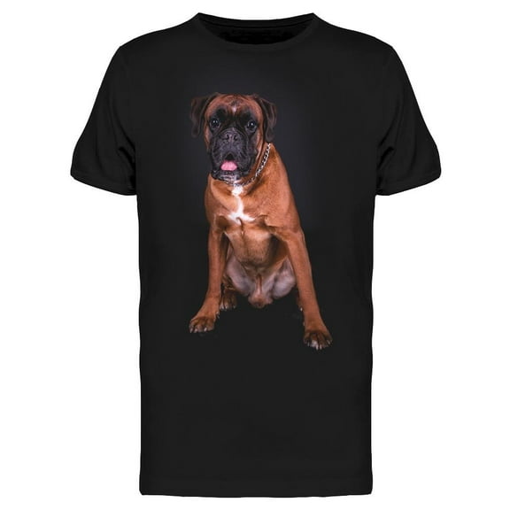 Adorable Young Deutscher Boxer  T-Shirt Men -Image by Shutterstock, Male XX-Large