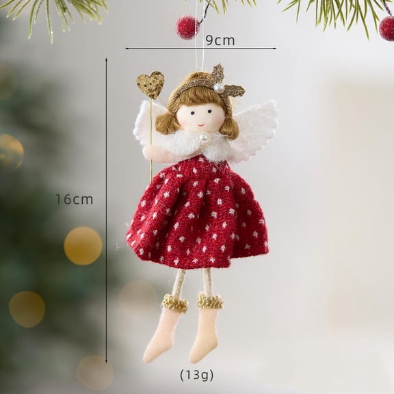Adorable and Delicate Little Angel Girl Doll Ornament Christmas Tree Decoration Christmas Decorations