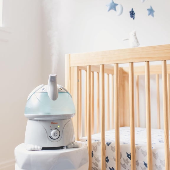 Adorables Elephant Humidifier for Kids Bedroom, 1 Gallon Cool Mist with Auto Shut Off