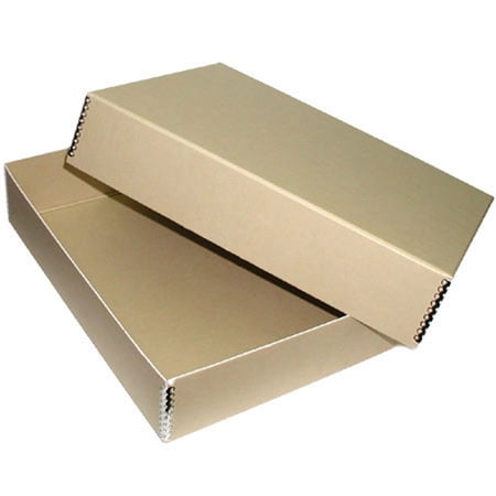 Adorama 13x19" Print Storage Box, Drop Front Design, 13 1/2x19 1/2x1.5"