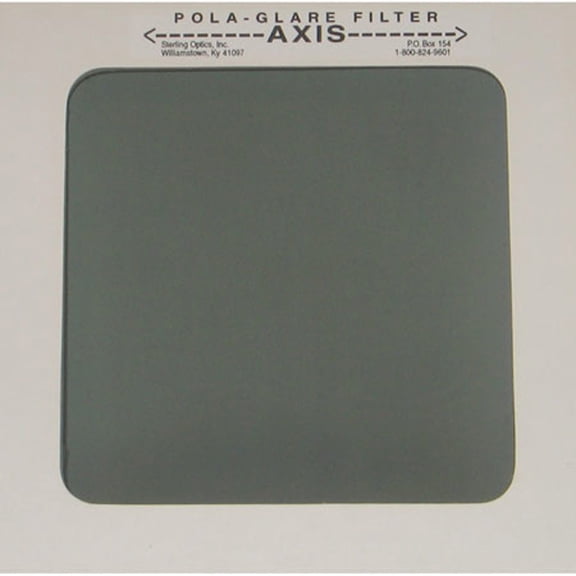 Adorama 8x8" Mounted Light Polarizing Filter with Cardboard Frame