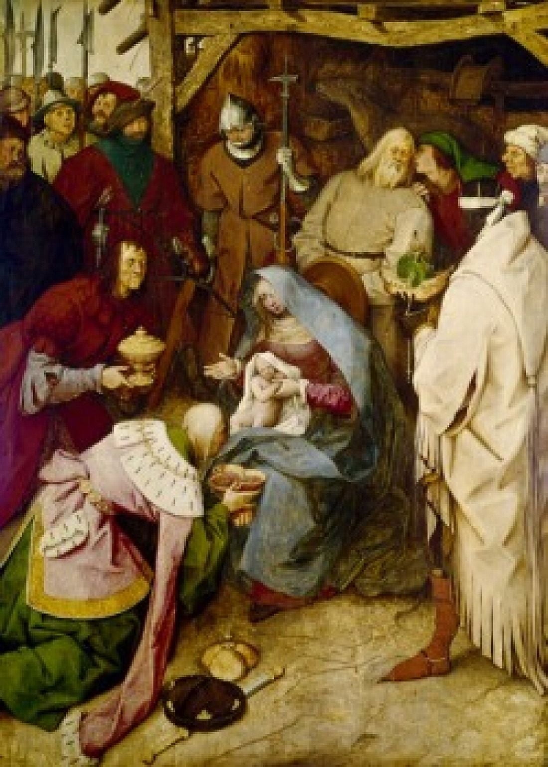 Adoration of the Kings 1564 Pieter Bruegel the Elder (ca1525-1569Flemish) Oil on Wood Panel National Gallery London England Canvas Art - Pieter Bruegel (24 x 36)