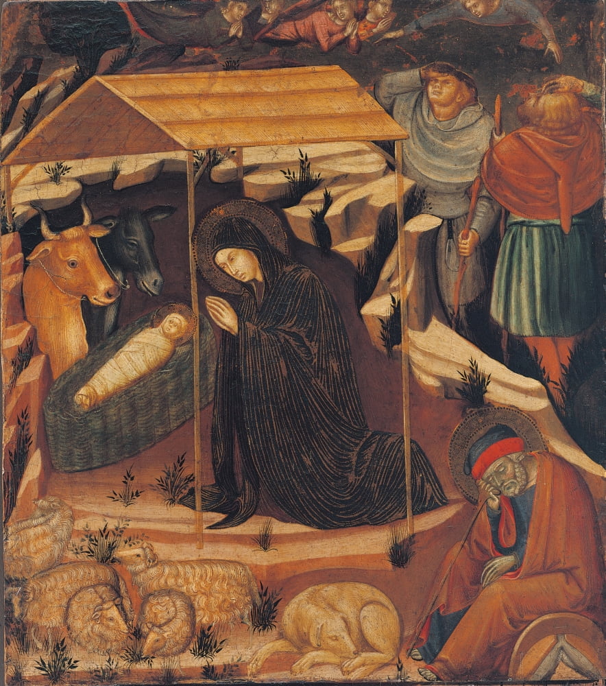 Adoration Of The Child Canvas Art - (24 x 36)