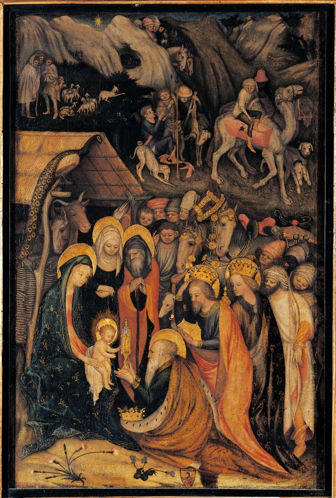 Adoration Of The Magi Canvas Art - (24 x 36)