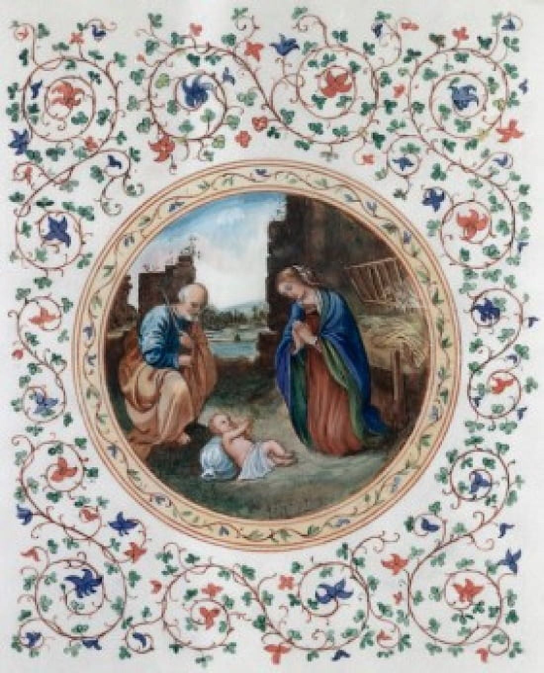 Adoration of Christ Lorenzo de Credi (ca1458-1537 Italian) Canvas Art - Lorenzo de Credi (18 x 24)