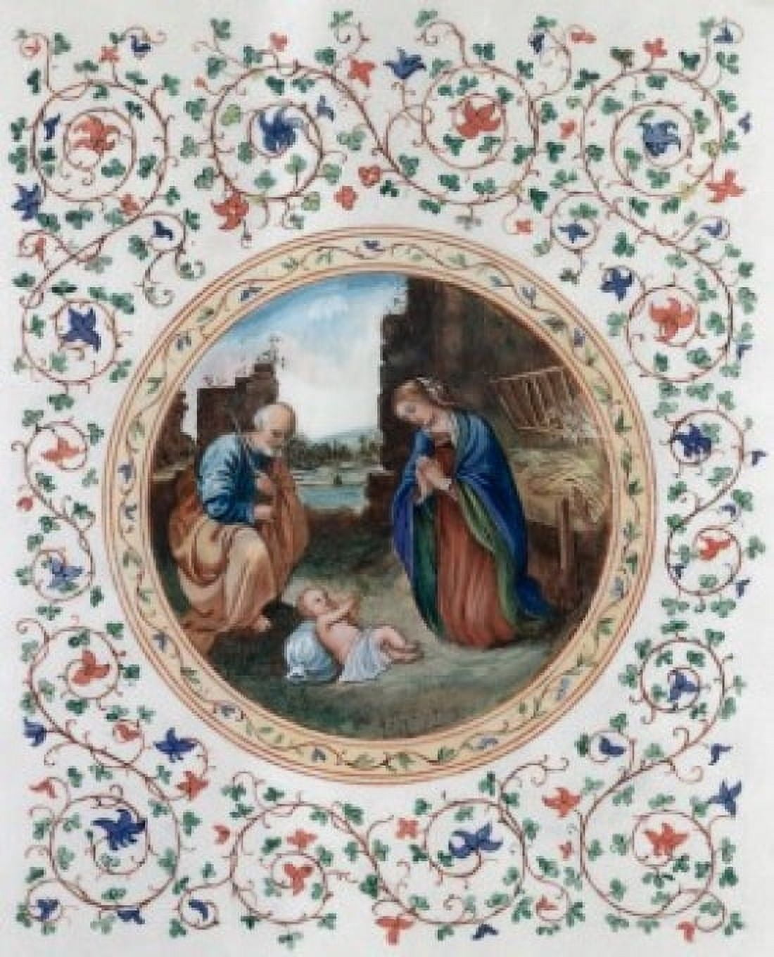Adoration of Christ Lorenzo de Credi (ca1458-1537 Italian) Canvas Art - Lorenzo de Credi (24 x 36)