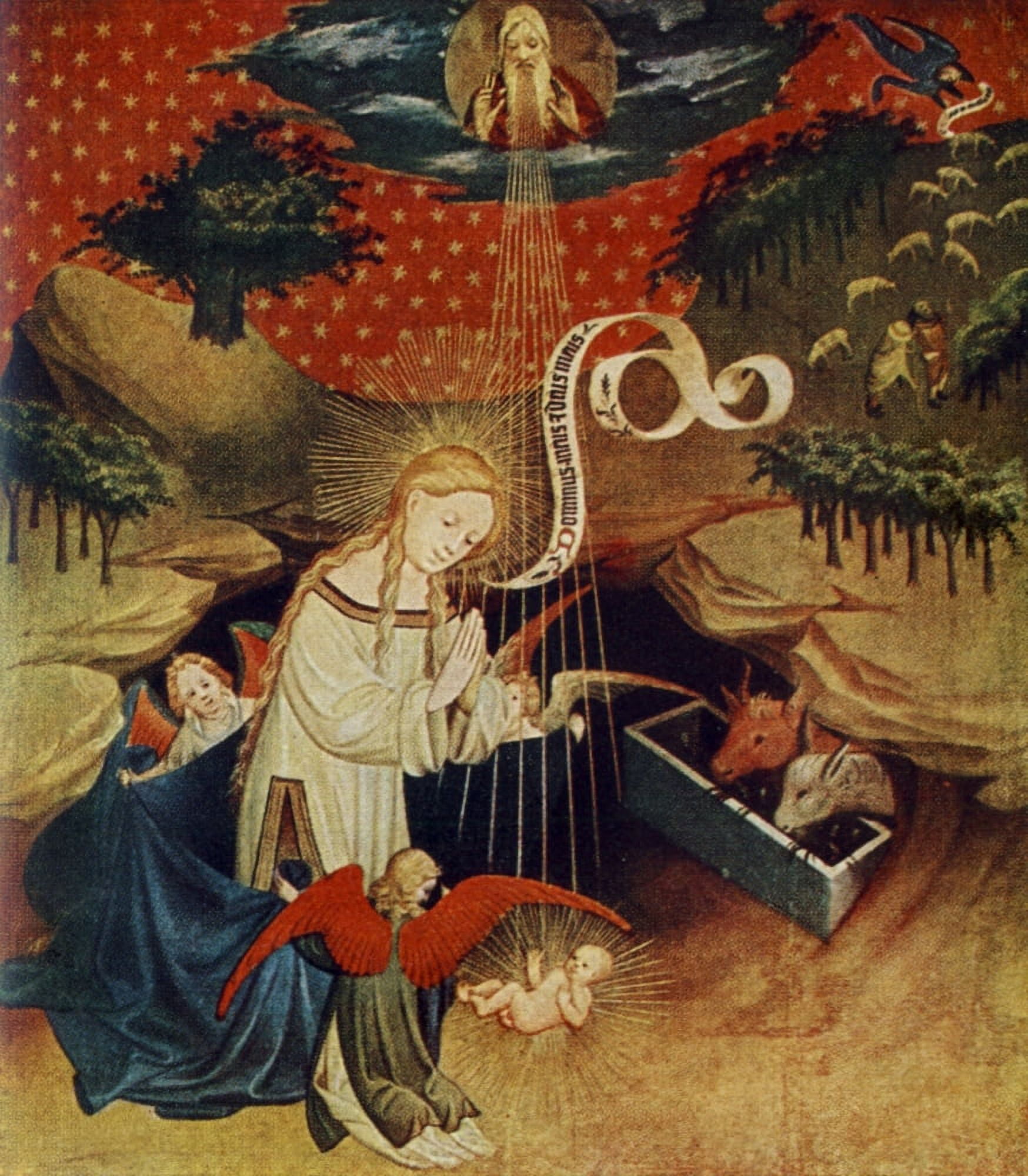 Adoration of the Infant Canvas Art - Maitre Francke (18 x 24)