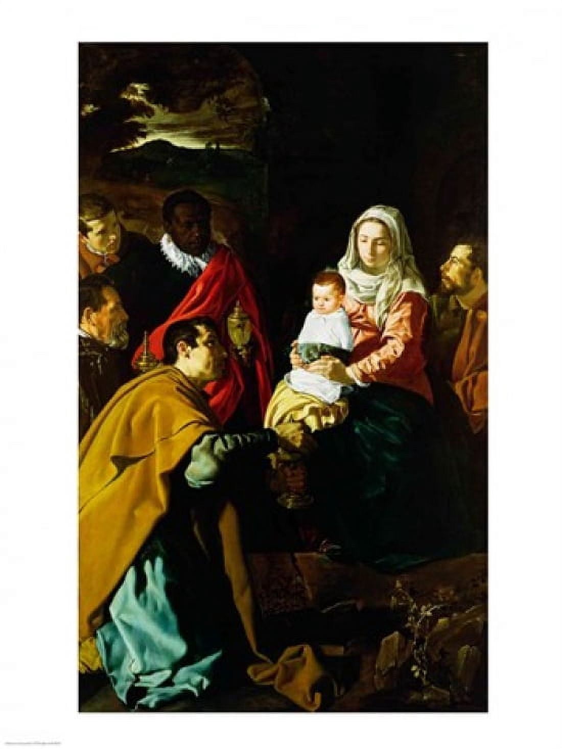 Adoration of the Kings 1619 Canvas Art - Diego Velazquez (18 x 24)