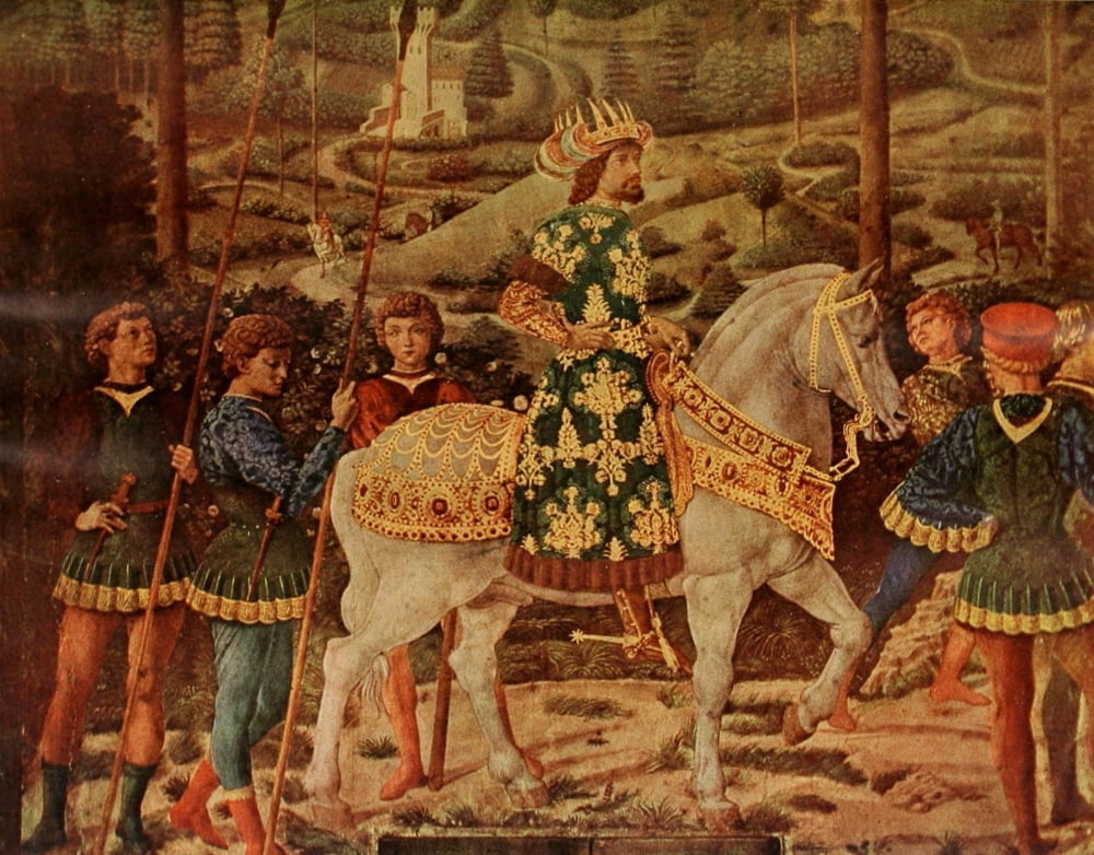 Adoration of the Kings 1924 The Procession of the Kings 2 Canvas Art - Benozzo Gozzoli (18 x 24)