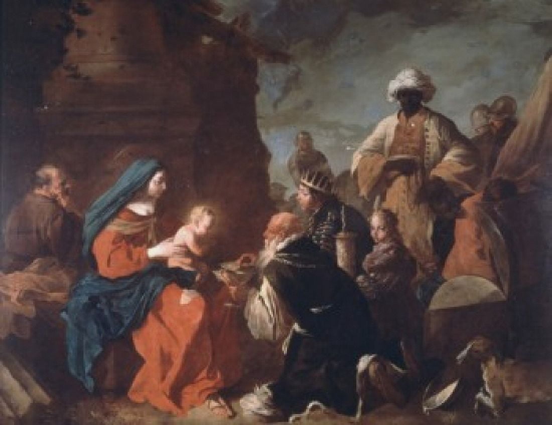 Adoration of the Kings Jean Tassel (1608-1667) Canvas Art - Jean Tassel (18 x 24)