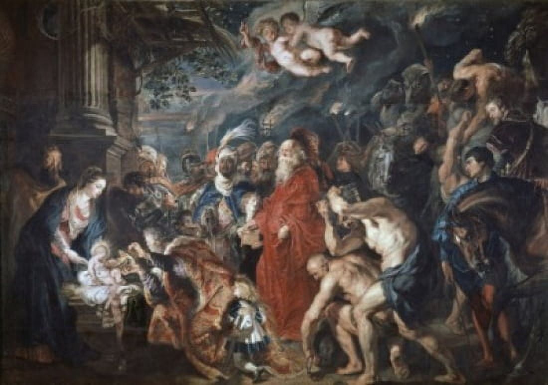 Adoration of the Kings Peter Paul Rubens (1577-1650Flemish) Canvas Art - Peter Paul Rubens (18 x 24)