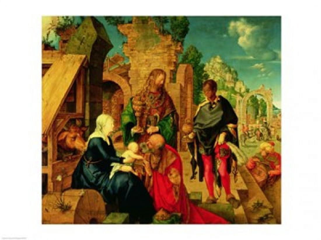 Adoration of the Magi 1504 Canvas Art - Albrecht Durer (24 x 18)