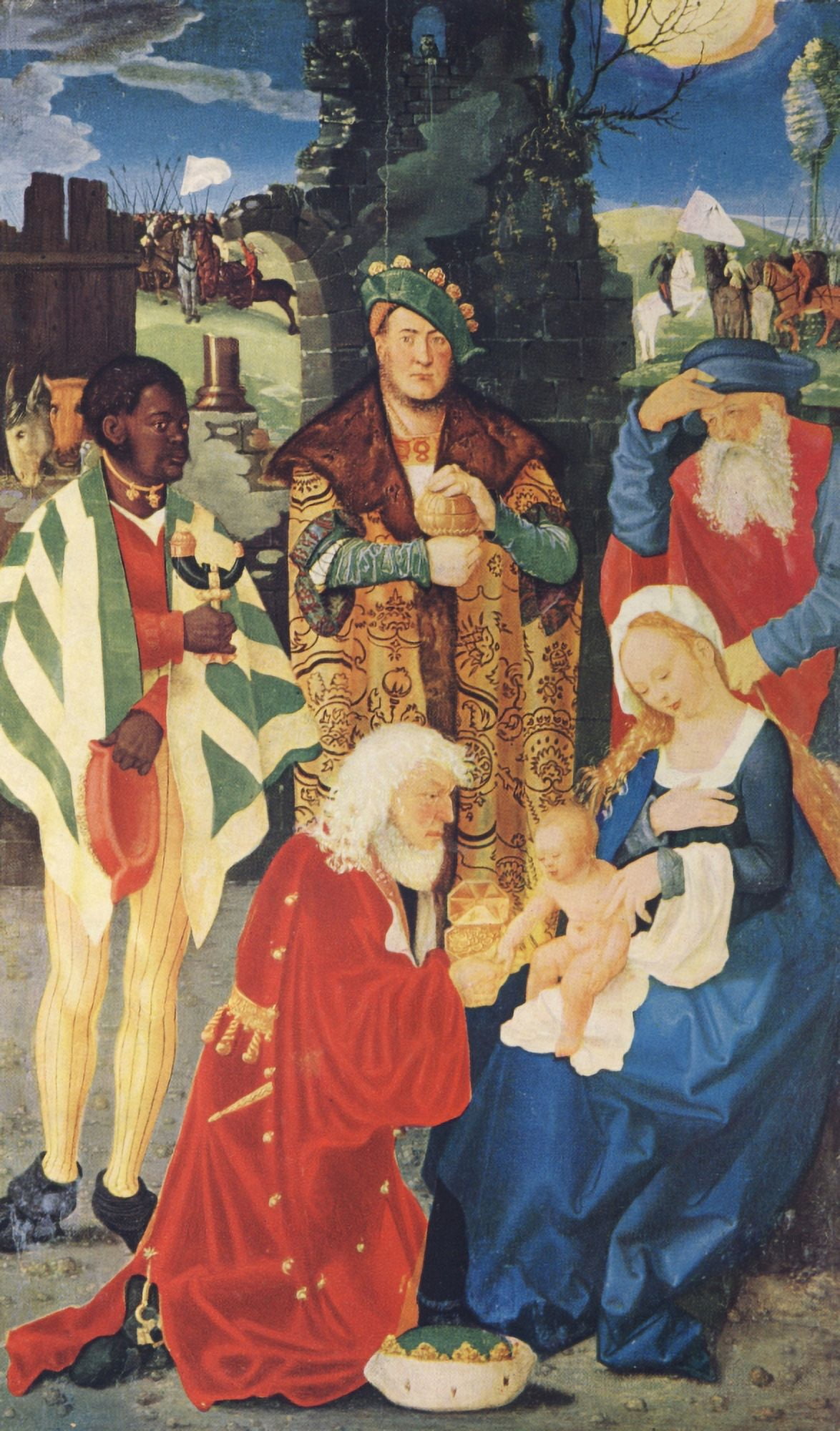 Adoration of the Magi 1507 Canvas Art - Hans Baldung Grien (24 x 36)