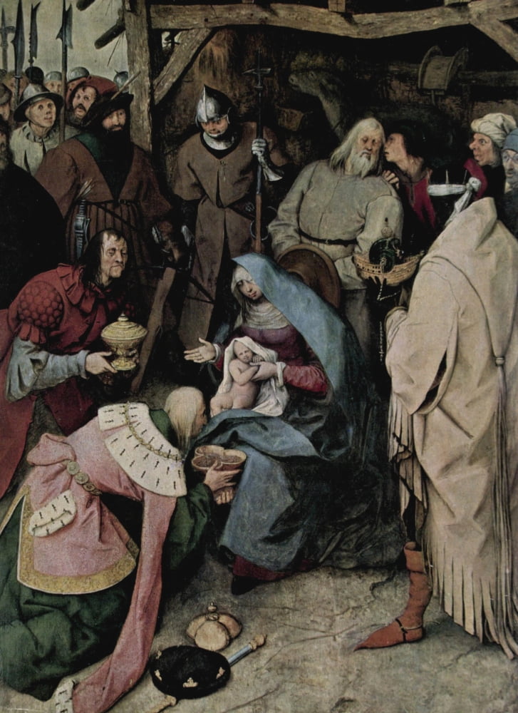 Adoration of the Magi Canvas Art - Pieter Bruegel (24 x 36)