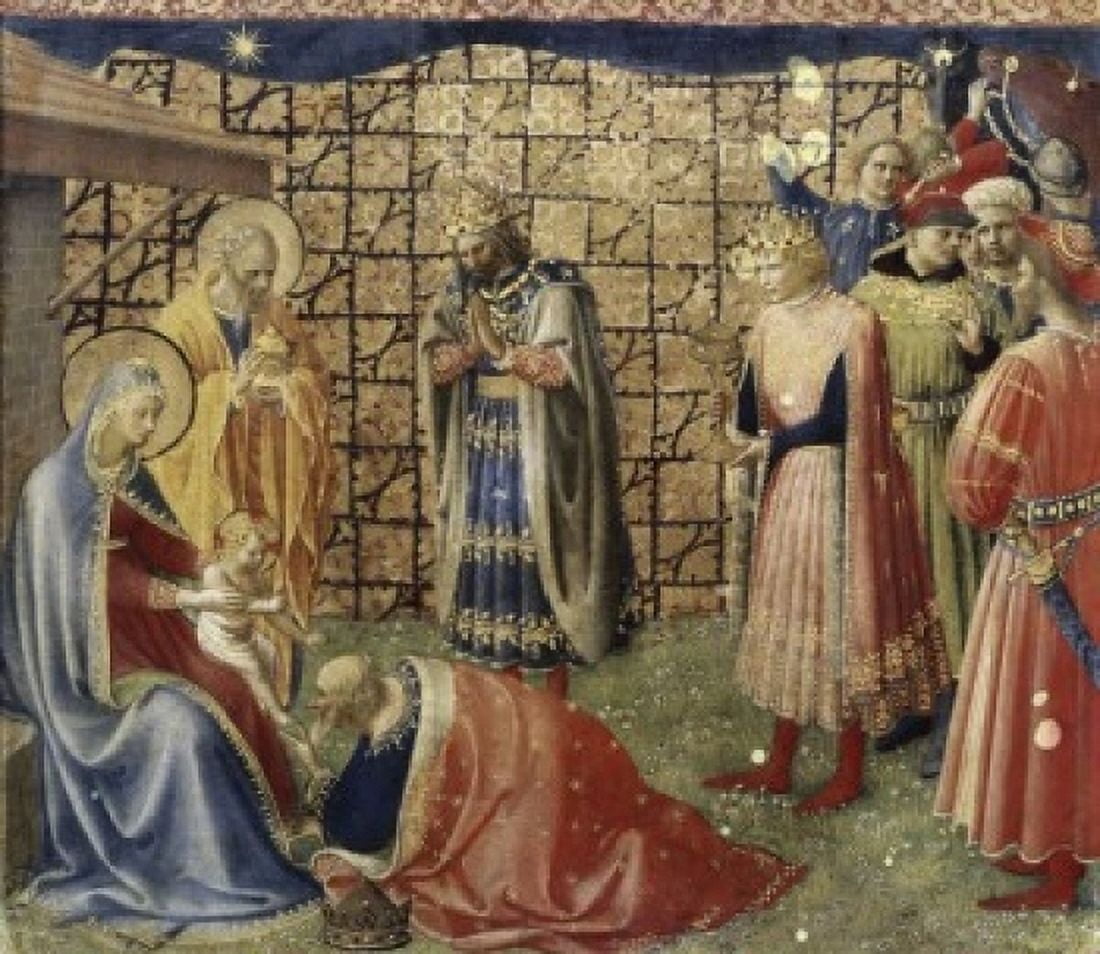 Adoration of the Magi Fra Angelico ca(1400-1455Italian) Canvas Art - Fra Angelico (24 x 36)